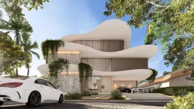 Fachada da casa Elemento Fogo